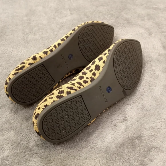 Rothy's Leopard Print Women's Flats Size 9 - Picture 7 of 11
